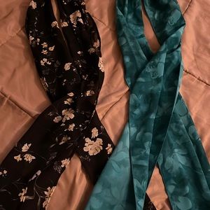 2 ladies light weight scarves